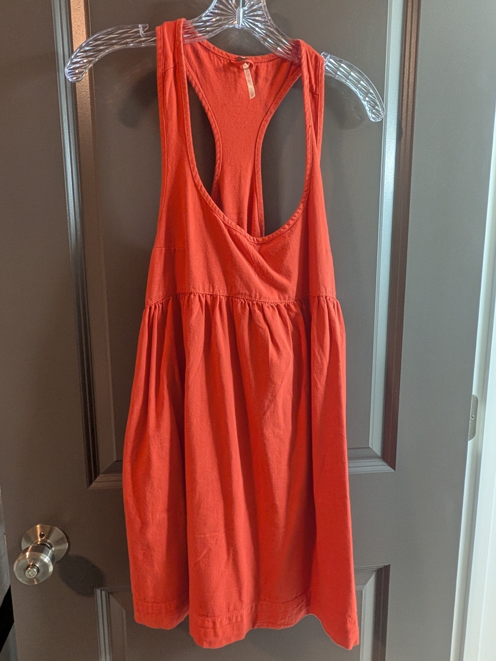 ​Free People Willow Tank Mini Dress Size Small - Coral Color - Picture 2 of 7
